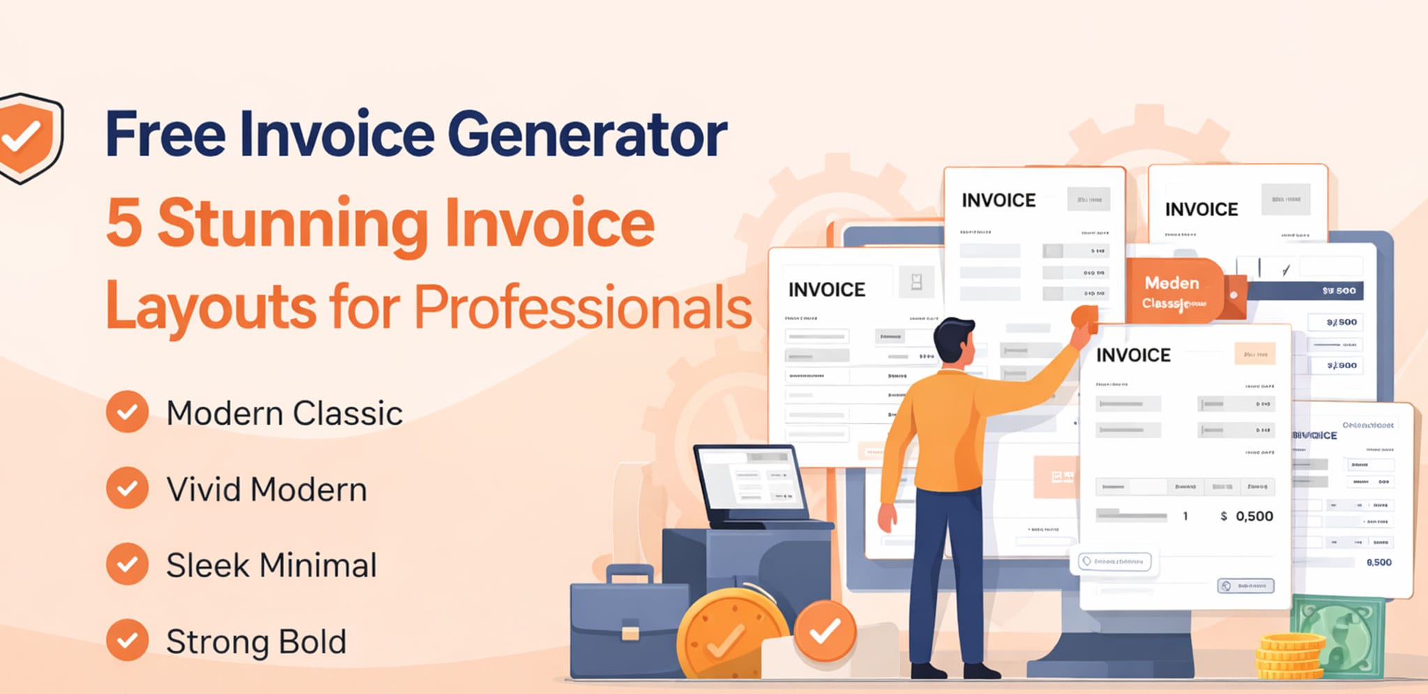 Free Invoice Generator: 5 Stunning Invoice Layouts for Professionals